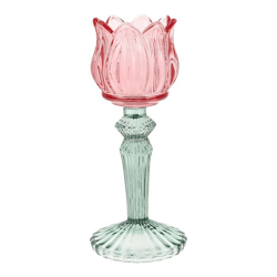 Teelichthalter Tulpe, groß, ca. 8x19cm