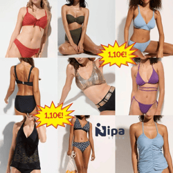 1,10 € / Stk. Damen-Bademode Kategorie A, neu in Originalverpackung, BHs, Tops, Slips, Strings, Shorts, Größen XS bis XXXL