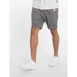 bequeme Just Rhyse Herren Shorts Reißverschluss Taschen 300 g/m² mit Baumwolle Grau
