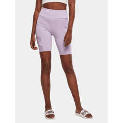 bequeme Urban Classics Damen Hose Stretch Slim Fit 210 g/m² Violett