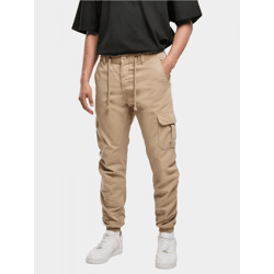 bequeme URBAN CLASSICS Herren Jeans Kordelzug Taschen 320 g/m² mit Baumwolle Beige