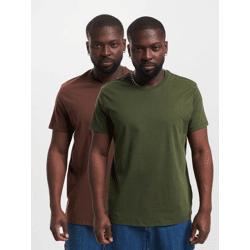 bequemes LEVI´S Herren T-Shirt Slim Fit mit Baumwolle Braun/Grün