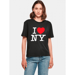 bequemes Merchcode Damen T-Shirt 200 g/m² mit Baumwolle Schwarz