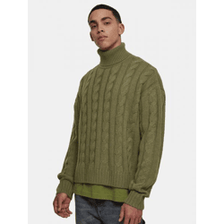 Comfortable Urban Classics Men's Sweatshirt, 3 g/m², Olive Green