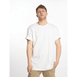 bequemes URBAN CLASSICS Herren T-Shirt Oversize 180 g/m² mit Baumwolle Weiß