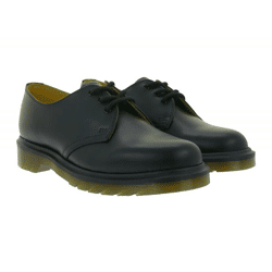 Dr. Martens 1461 Damen Oxford-Halbschuhe mit gepolsterter DMS-Sohle Glattleder-Schuhe 10078001 Schwarz