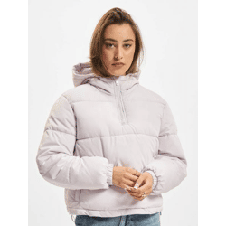 funktionale Urban Classics Damen Jacke Kordelzug Reißverschluss 96 g/m² Hell-Violett