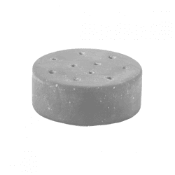 Holder dried flowers cement gray 8 cm