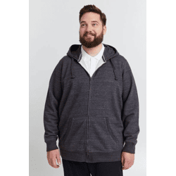 klassische BLEND BT Velno Herren Kapuzenjacke mit Reißverschluss Sweatjacke Große Größen 20714928ME-194007 Schwarz