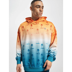 lässiger Just Rhyse Herren Hoodie Kordelzug Kapuze Orange