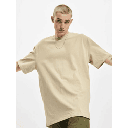 lässiges URBAN CLASSICS Herren T-Shirt Oversize 240 g/m² mit Baumwolle Beige