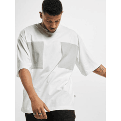 lässiges Urban Classics Herren T-Shirt Taschen Oversize 200 g/m² mit Baumwolle Weiß