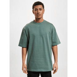 modernes DEF Herren T-Shirt Oversize mit Baumwolle Grün