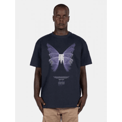 Modern MJ Gonzales Men's Oversized T-Shirt, 240 g/m², Cotton, Navy