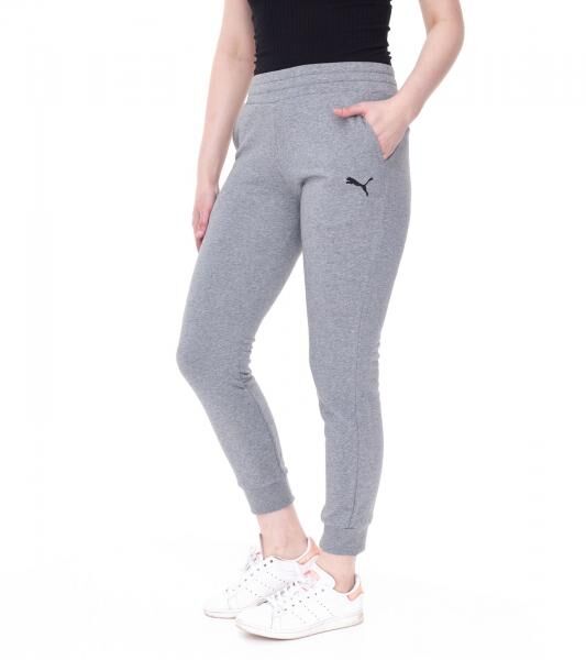 PUMA teamGOAL 23 Casuals Pants Damen Jogging-Hose Slim-Fit Trainingshose 657084 33 Grau