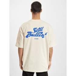 sportliches DEF Herren T-Shirt Oversize mit Baumwolle Beige