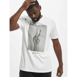 sportliches Mister Tee Herren T-Shirt 180 g/m² mit Baumwolle Weiß