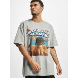 sportliches Mister Tee Herren T-Shirt 240 g/m² mit Baumwolle Grau