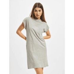 Stylish Urban Classics Women's Dress, 140 g/m², with cotton, gray
