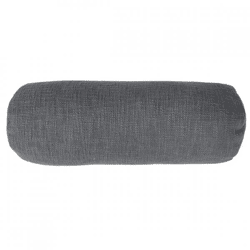 Tiseco Nackenkissen Baumwolle Slub grau 15 x 45 cm
