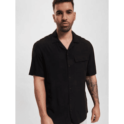 vielseitiges Urban Classics Herren Polo-Shirt Taschen 115 g/m² Schwarz