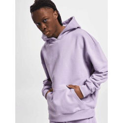 weicher Urban Classics Herren Hoodie Kordelzug Kapuze 460 g/m² mit Baumwolle Violett