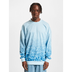 weiches Just Rhyse Herren Sweatshirt Rippstrick Oversize mit Baumwolle Blau
