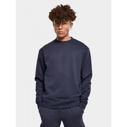 weiches URBAN CLASSICS Herren Sweatshirt Rippstrick 380 g/m² mit Baumwolle Navy