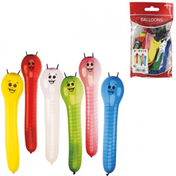 Amscan Luftballons Raupe 60 cm 6 Stk.