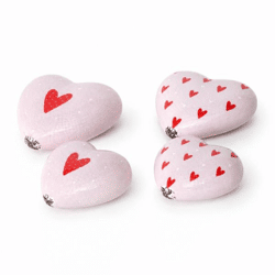 Boltze Herz Milena 11 cm, 2er-Set in verschiedenen Farben