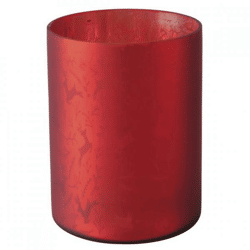 Boltze Teelichthalter Gwendo rot 12,5 cm