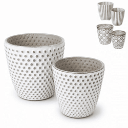 Boltze Teelichthalter „Patty“ 9 cm, 3er-Set in verschiedenen Farben, 2er-Set