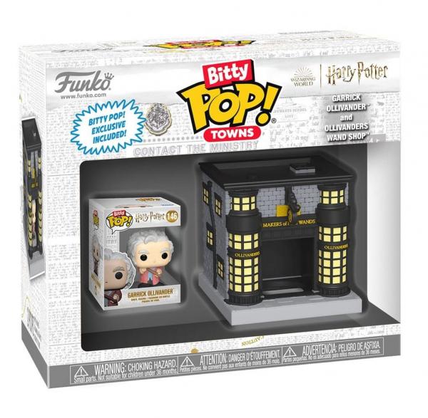 Funko 83627 - Pop! Towns - Harry Potter Garrick + Ollivanders Wand Shop