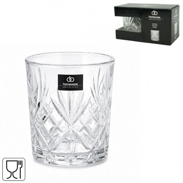 Haushaltswaren Trinkglas Calyra 340 ml 2 Stück