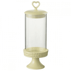 J-Line voorraadpot met deksel geel 31 cm