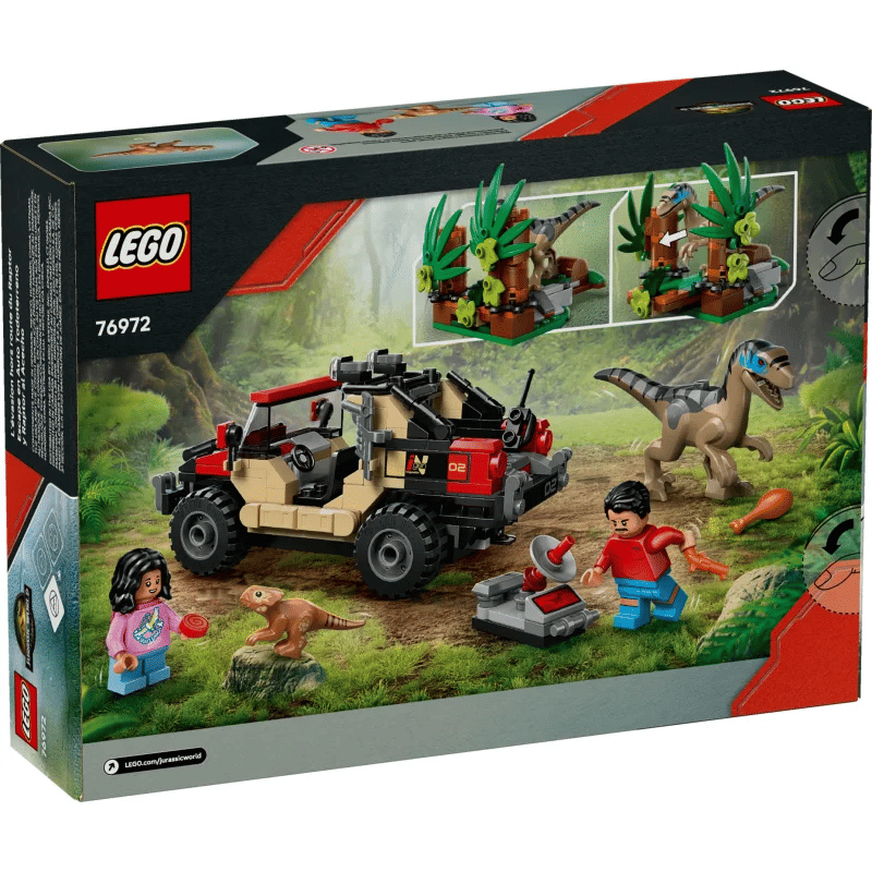 LEGO&reg; Jurassic World&trade; 76972 - Raptor: Verfolgungsjagd mit dem Gel&auml;ndewagen (285 Teile)