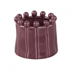 PTMD Celine S Flower Pot, Purple, 12 cm