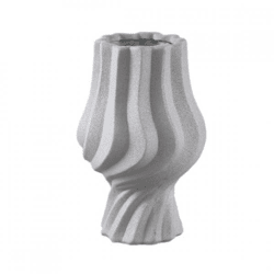 PTMD Clair S Vase, Gray, 30 cm