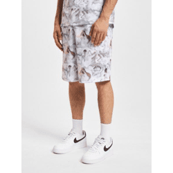 Comfortable Just Rhyse Men's Shorts with Drawstring and Pockets, Gray