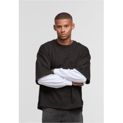 bequemes DEF Herren T-Shirt mit Baumwolle Schwarz