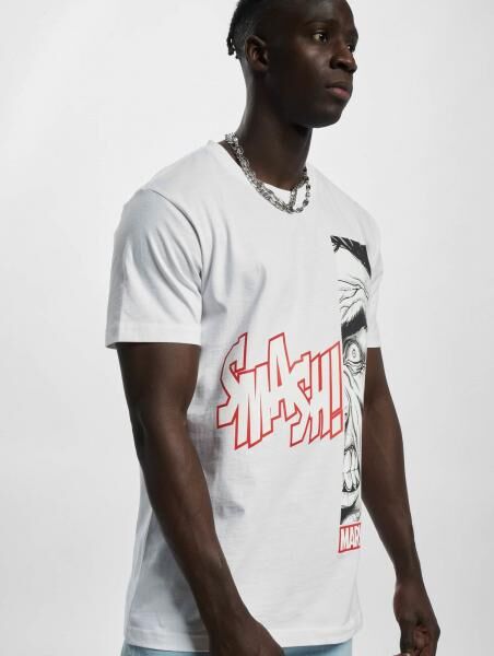 bequemes Merchcode Herren T-Shirt 180 g/m&sup2; mit Baumwolle Wei&szlig;