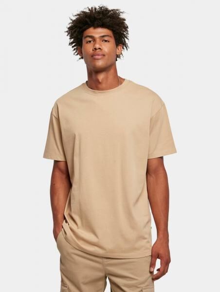 bequemes Urban Classics Herren T-Shirt 180 g/m&sup2; mit Baumwolle Beige