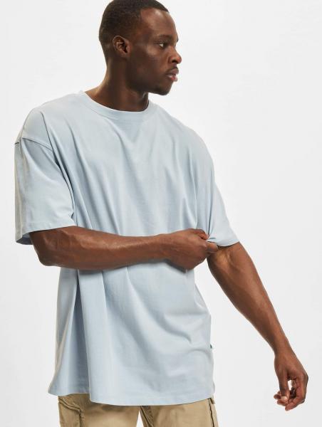 bequemes Urban Classics Herren T-Shirt 180 g/m&sup2; mit Baumwolle Pastell-Blau