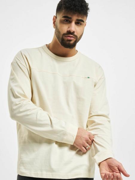 bequemes URBAN CLASSICS Herren T-Shirt Rippb&uuml;ndchen 180 g/m&sup2; mit Baumwolle Ecru-Wei&szlig;