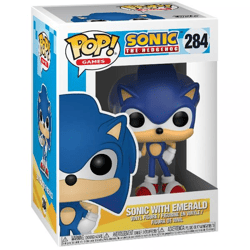 Funko 20147 - Pop! Games - Sonic The Hedgehog - Sonic with Emerald #284