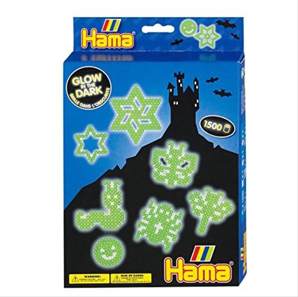 HAMA 3414 - B&uuml;gelperlen Midi - Geschenkpackung Nachtleuchtend (glow in the dark)