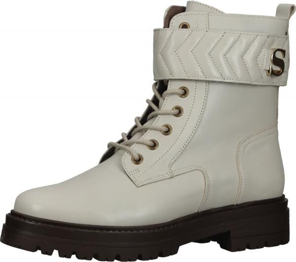 Hochwertige SCAPA Stiefelette Schn&uuml;rschuhe f&uuml;r Damen 21/6664 110 Beige