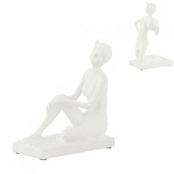 J-line beeld vrouw 20 cm 2 assorti