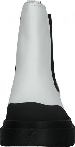 Komfortable FLY London Stiefelette Schlupfschuhe f&uuml;r Damen P144879 001 Wei&szlig;