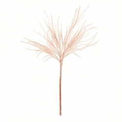 Kunstzweig Grass, lachsrosa, 35 cm